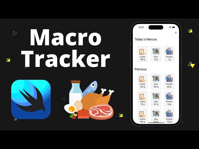 Building A Macro Tracking App using SwiftUI | Episode 1