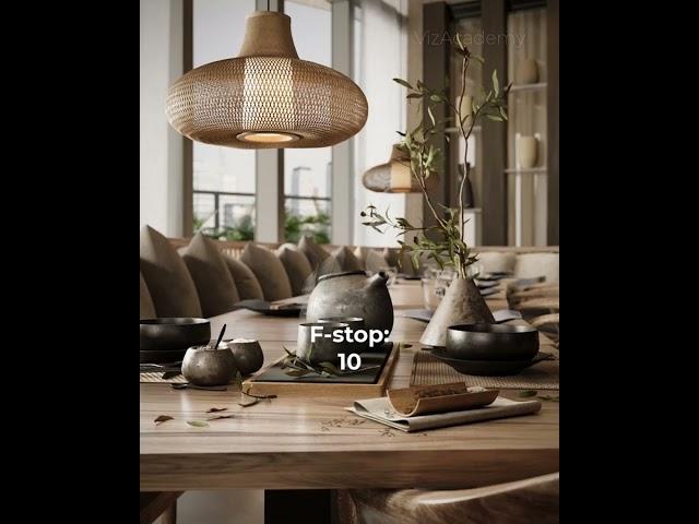 Start using F-stop parameter in 3ds Max #3dsmax #3d #architecture