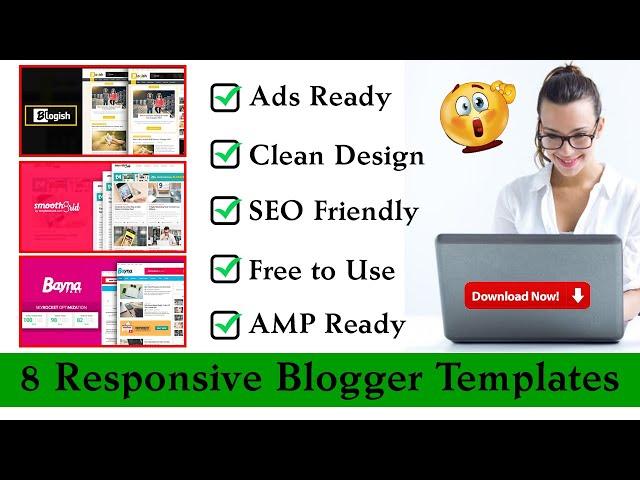 Top 8 Premium Blogger Template FREE 2020 | Adsense Approved Blogger Template 2020 | Free Download