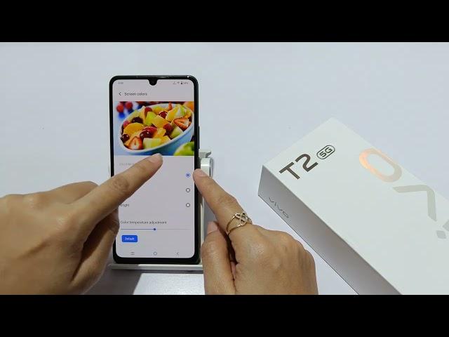 how to change screen color in vivo t2x 5g | vivo t2 5g me display color kaise change kare