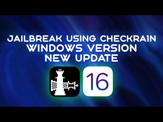 JailBreak ANY iOS 16.1 -15.5 using CheckRa1n JailBreak - Windows - JB iOS 16