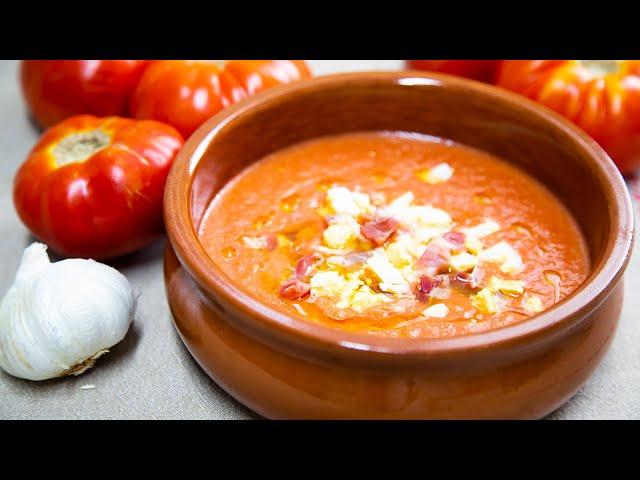 El MEJOR SALMOREJO CORDOBÉS. RECETA AUTENTICA