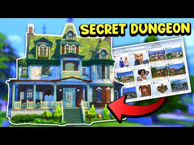 I Found SECRET DUNGEONS on The Sims 4 Gallery