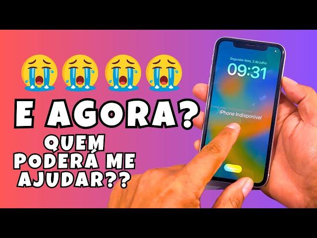 COMO RECUPERAR IPHONE INDISPONÍVEL INATIVO OU BLOQUEADO, PASSO A PASSO