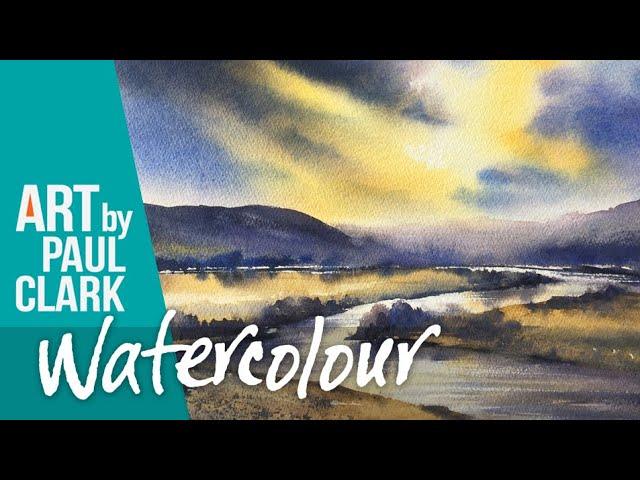 How to paint a simple landscape in Watercolour - No.1