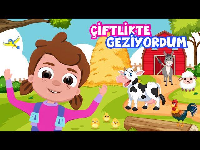 Çiftlikte Geziyordum (Yeni) - Çiftlik Hayvanları Şarkısı - Tombik Panda Çocuk Şarkıları