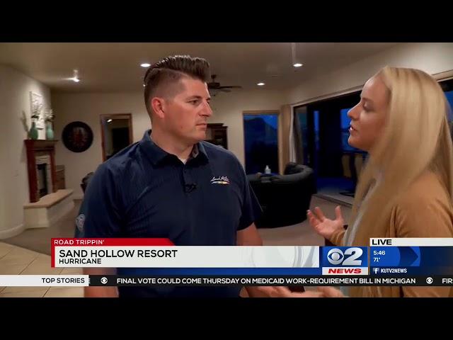 KUTV's Road Trippin' at Sand Hollow Resort- Vacation Rentals