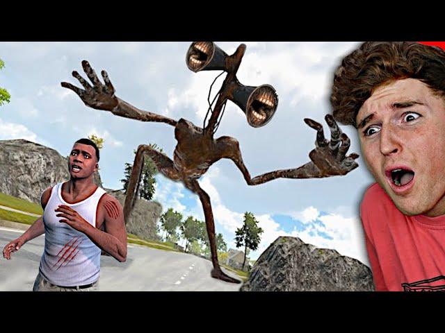 GIANT Siren Head FOUND ME In GTA 5.. (HELP)