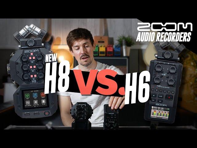 NEW Zoom H8 vs Zoom H6 | Audio Recorders