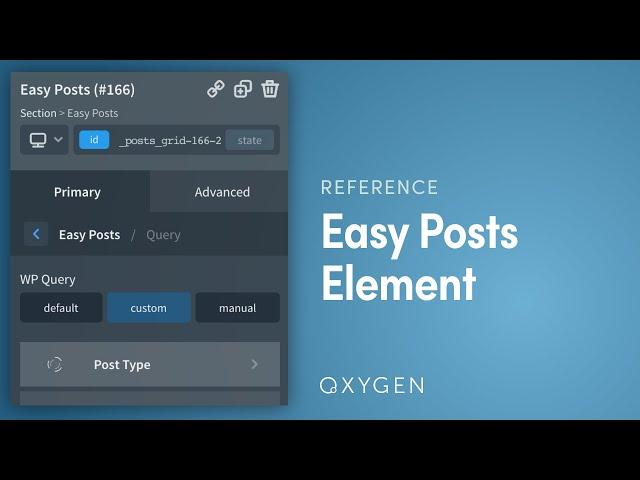 Oxygen - Easily Output Post Lists & Grids with Easy Posts