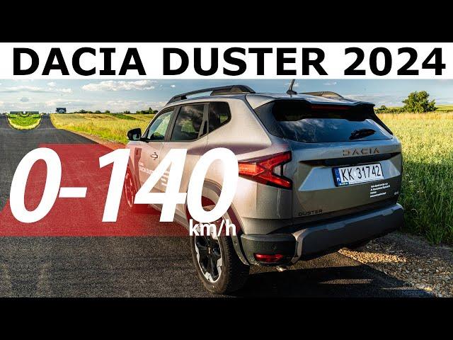 Dacia Duster 2024 - Acceleration 0-140km/h