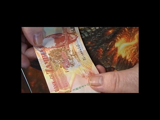 Video 724 - Zambia 50 Kwacha Banknote 2009