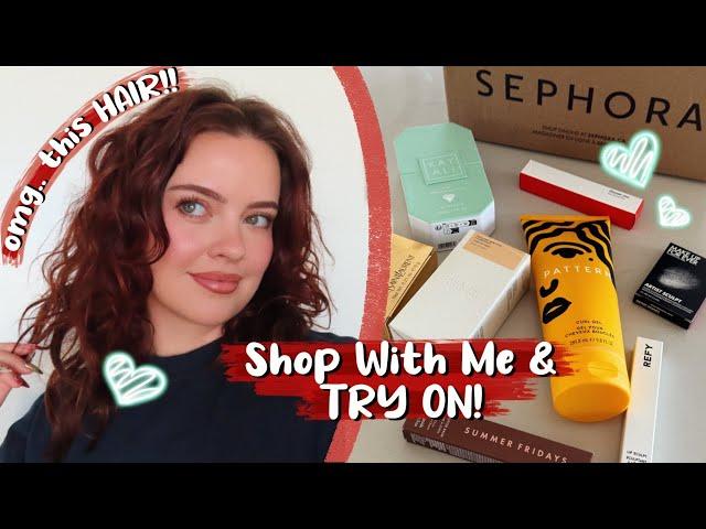 Shop With Me at Sephora & TRY ON! omg.. these results | Julia Adams