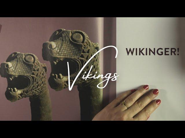 VIKINGS - History ASMR: Fashion, Housing, Worldview (soft spoken, book flipping, tracing)