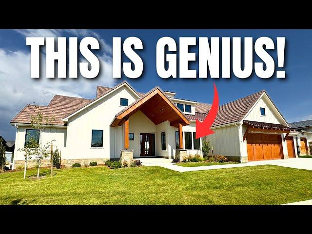 GENIUS New Modern Farmhouse w/ Floor Plan Unlike Anything I’ve Toured