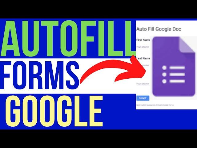 how to auto fill google forms | how to auto fill forms with google | fill google form automatically