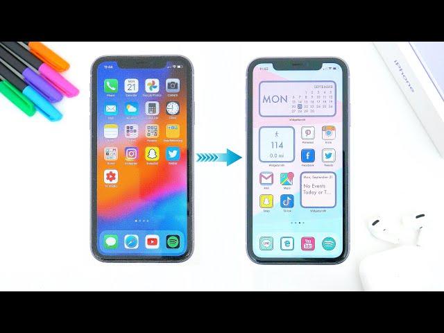 How To: Custom App Icons & Widgets On iPhone Home Screen! (iOS 14)