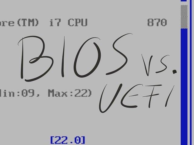 BIOS und UEFI Wo sind die Unterschiede?