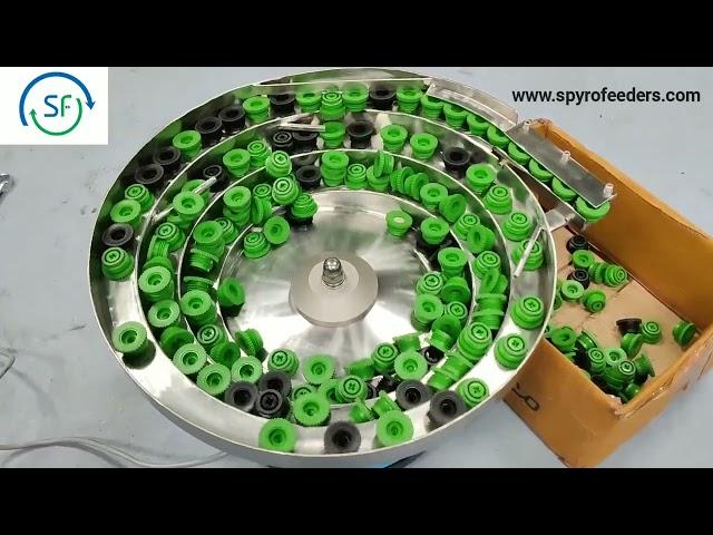 Vibratory bowl feeder for Threaded adapter component - Spyrofeeders