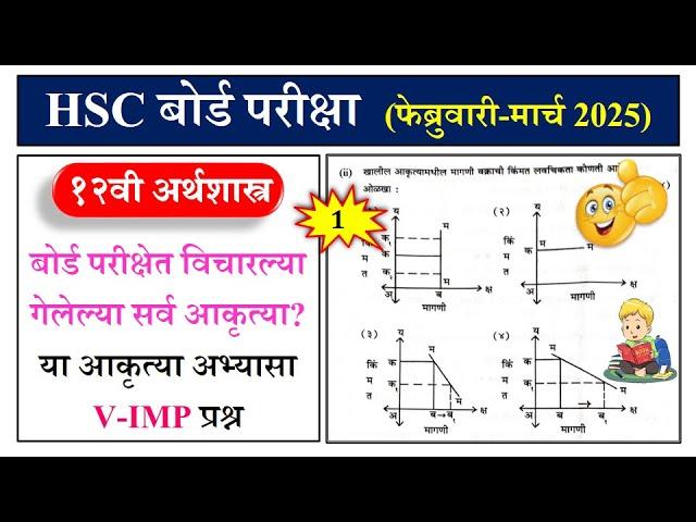 प्रश्न ५वा आकृती वरील प्रश्नांची उत्तरे ||बोर्ड परीक्षेत आकृतीवर विचारलेले प्रश्न ||१२वी अर्थशास्त्र