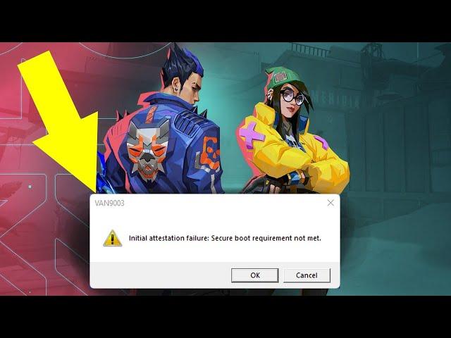 VAN9003 VALORANT WINDOWS 11 / 10 FIX | Fix This Build of Vanguard is Out of Compliance on Any PC