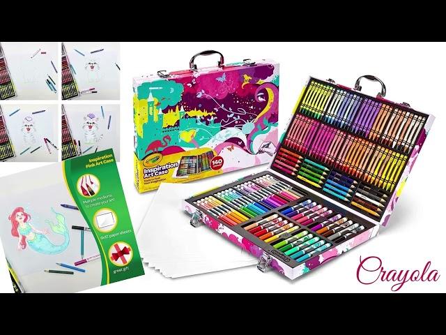 Crayola Inspiration Art Case Coloring Set -140 Count- for Girls & Boys [Amazon Exclusive]