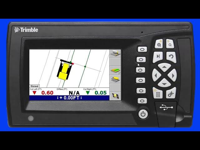 Trimble GCS900 Grade Control System Lane Guidance