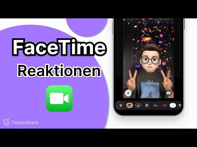 iOS 17: FaceTime Reaktionen Gesten