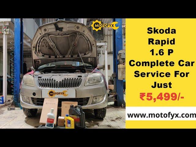 Skoda Rapid Car Service Cost Starting Just ₹ 5,499 | Genuine Spare Parts | 60 Day Service Warranty