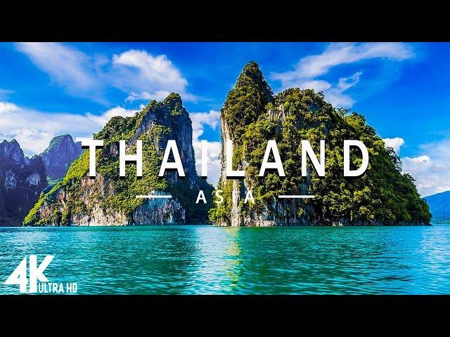 FLYING OVER THAILAND (4K UHD) - Relaxing Music Along With Beautiful Nature Videos - 4K Video UltraHD