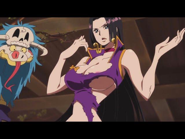 Boa Hancock Has Her Clothes Dissolved During The Fight | One Piece