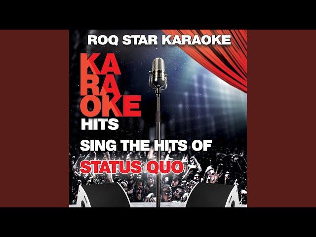 Pictures Of Matchstick Men (Originally Performed by Status Quo) (Karaoke Version)