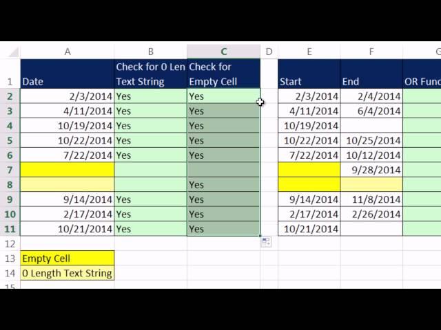 Excel Magic Trick 1155: IF Function: Checking For Empty Cells (5 Methods)