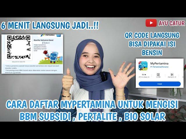 CARA DAFTAR MY PERTAMINA DAPAT BARCODE | CARA DAFTAR SUBSIDI PERTAMINA  | MYPERTAMINA