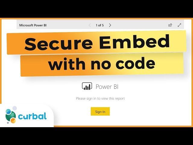 Embed Power BI with Login (Secure Embed) or Public viewing