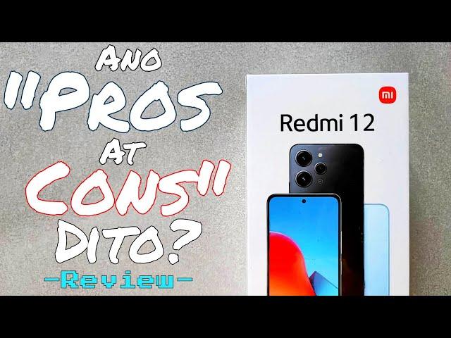 REDMI 12 | REVIEW TAGALOG