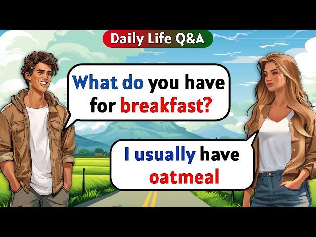 English Conversation Practice for Beginners | Daily Life Q&A | English Speaking Practice