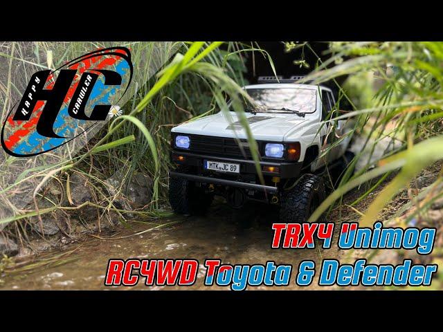 RC4WD TF2, TRX Unimog, RC4WD Gelande, Mercedes Actross ScaleCrawling [ESV Bischofsheim]