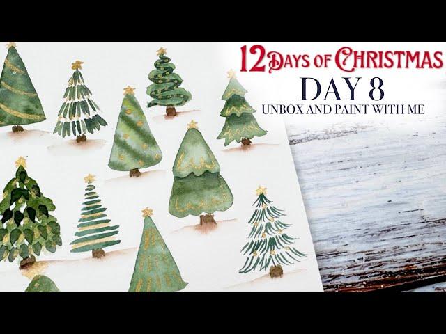 Day 8! 12 Days Of Christmas Unboxing & Paint With Me!