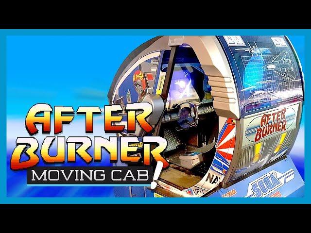 After Burner Arcade Machine Deluxe Moving Cabinet | One of the Best Arcade Machines Ever #EGX2017