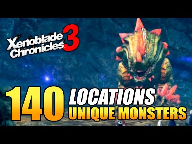 Xenoblade Chronicles 3 - All 140 Unique Monster Locations (Detailed Guide + Timestamps)