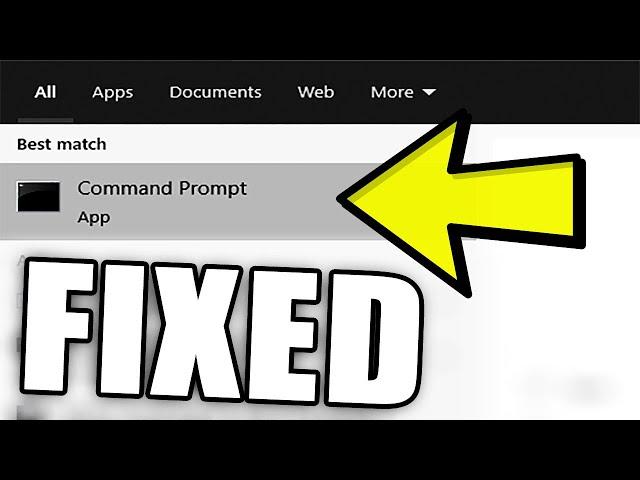 Fix: CMD not working/not opening in Windows 10