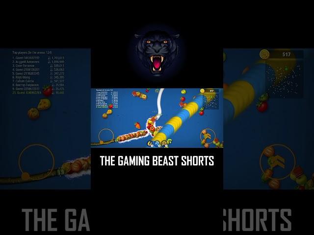 Epic Snake Domination!  Unstoppable in Worms Zone! part 2 #viralshorts #thegbs #shorts