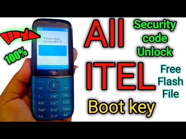 itel it6330 Security code Unlock, boot key, itel all mobile unlock passwords 100%