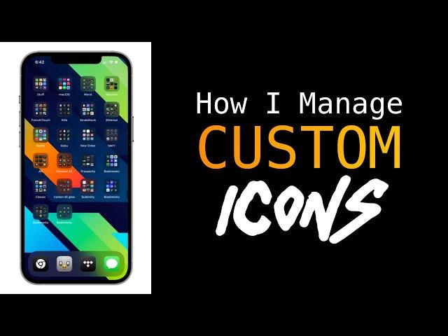 Holy Custom iPhone Icons.. How I Manage All The Themes I've Ever Used