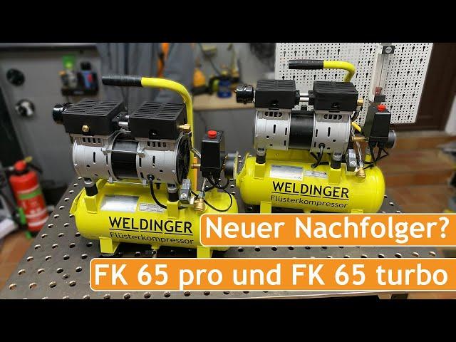 FK 65 Turbo gegen FK 65 pro von WELDINGER | Vergleich und Test | Wer hat mehr Druckluftleistung?