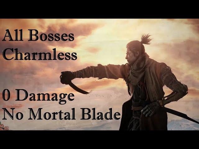 Sekiro - All Bosses, Charmless, Demon Bell, No Damage Montage