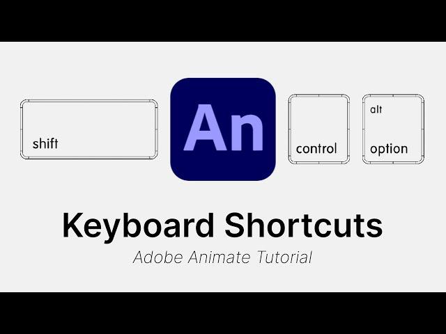 Animate faster with keyboard shortcuts - Adobe Animate CC Tutorial