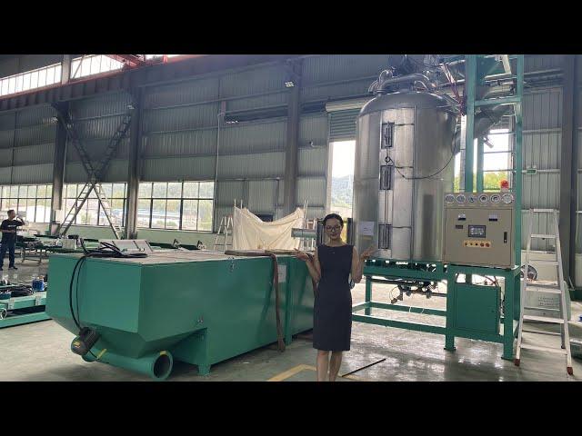 Testing video of EPS batch pre-expander machine | China EPS machine  manufacturer