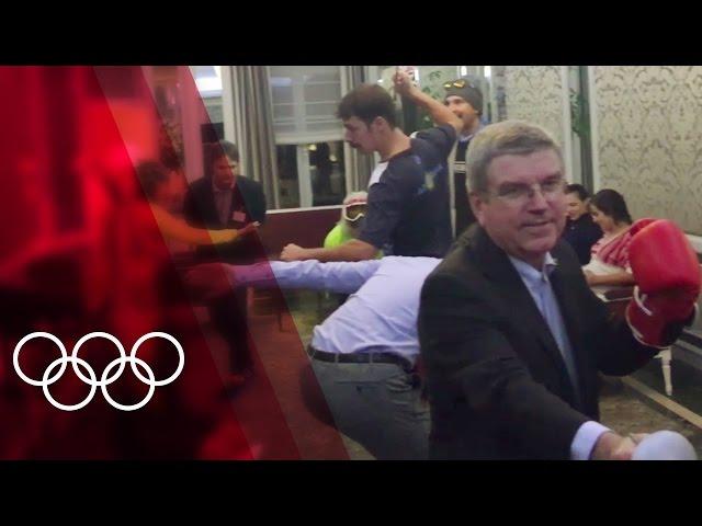 Olympic Mannequin Challenge with IOC President Thomas Bach